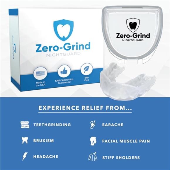 Zero-Grind Nightguard - Custom Fit Night Guard for Teeth Grinding - Picture 5 of 6